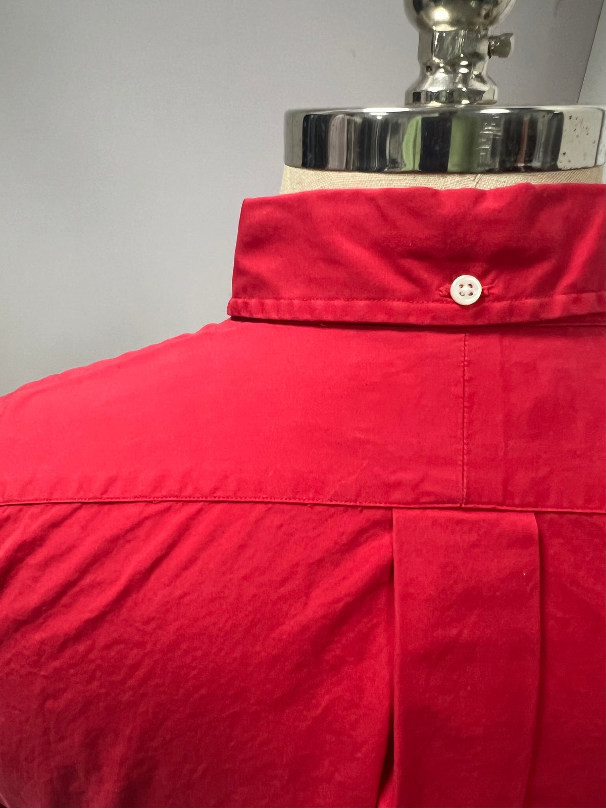 Camisa de botones Polo Ralph Lauren 🏇🏼 Oxford Big Pony en color rojo Talla L Entalle Clásico