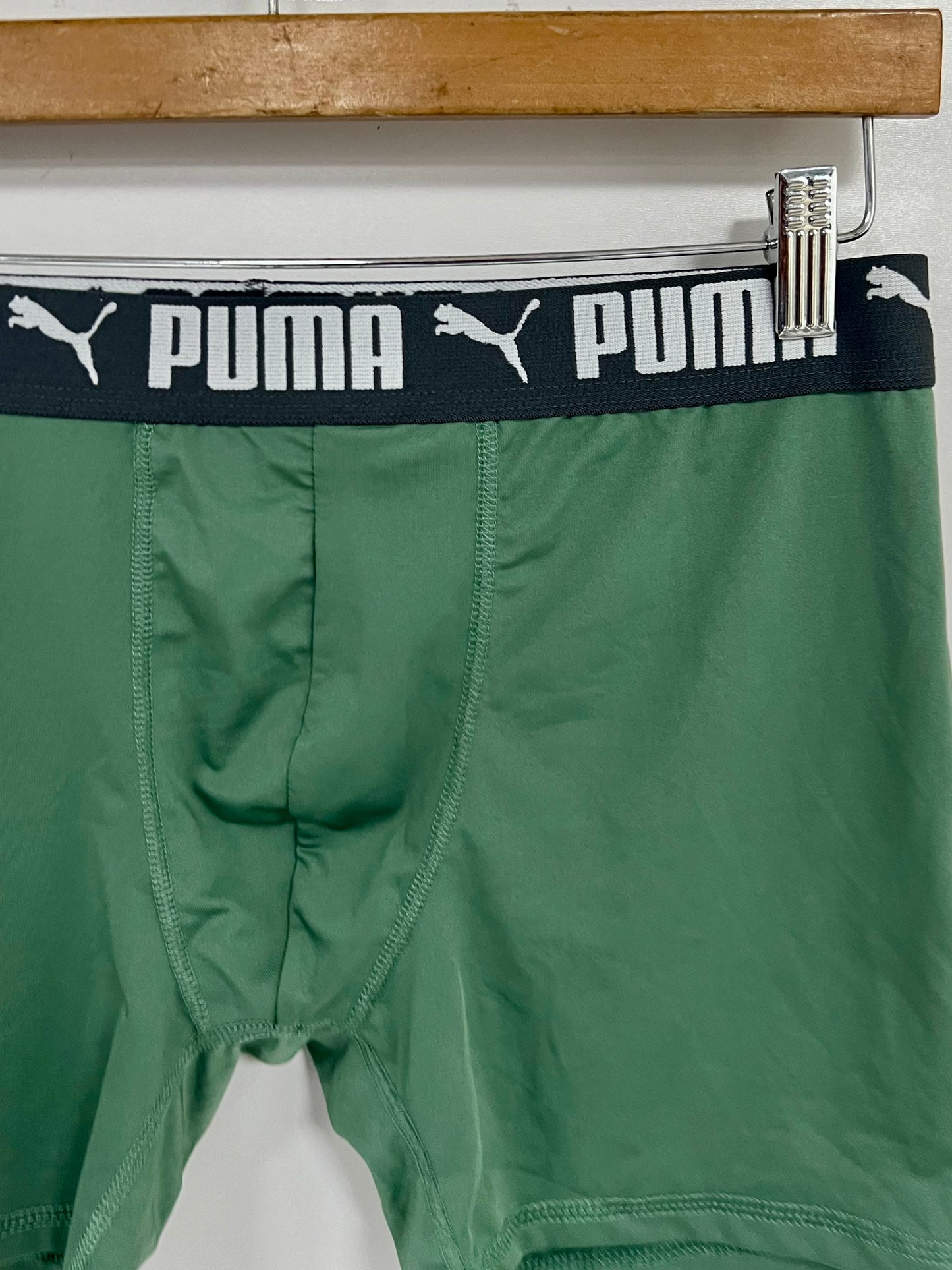 Boxers Briefs Puma 🐆 Tela Performance color verde claro Talla L