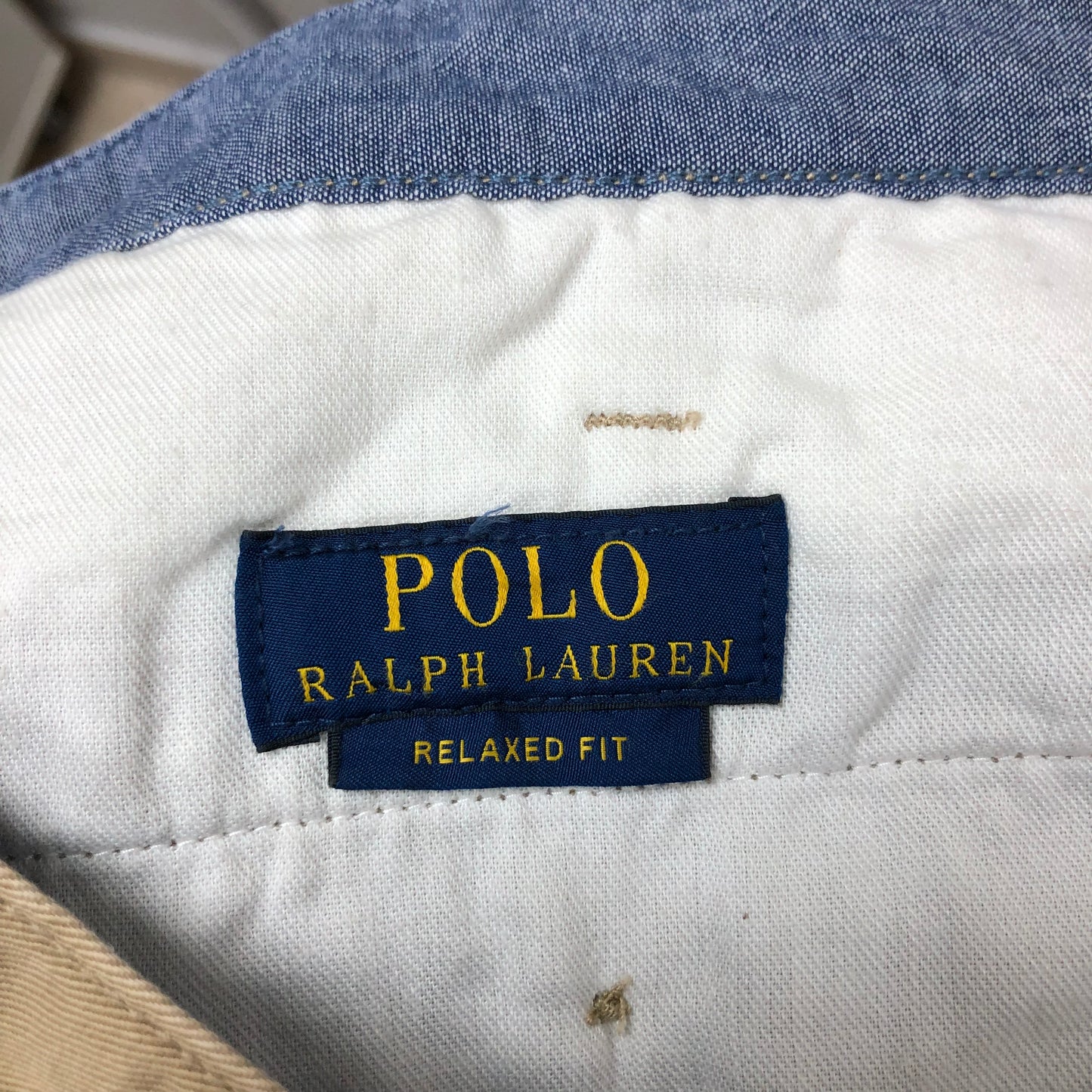 Short Casual Polo Ralph Lauren color Kaki oscuro Talla 36