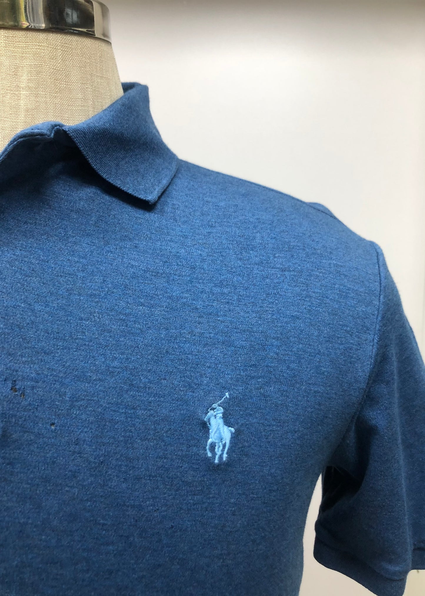 Camiseta Polo Ralph Lauren 🏇🏼 color azul grisáceo Talla S Entalle Clásico (ver descripción)