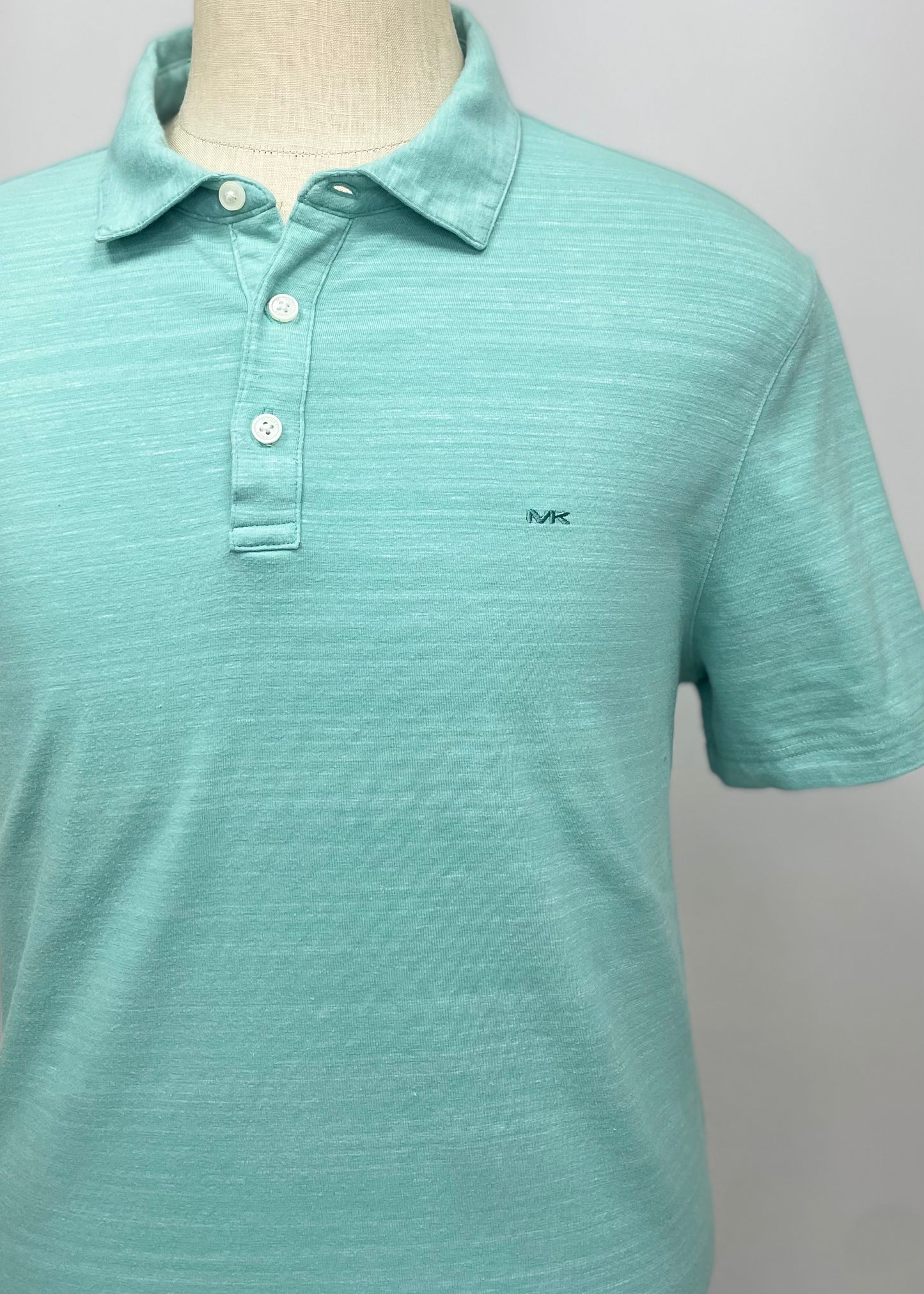 Camiseta Polo Michael Kors color turquesa Talla XL Entalle Regular