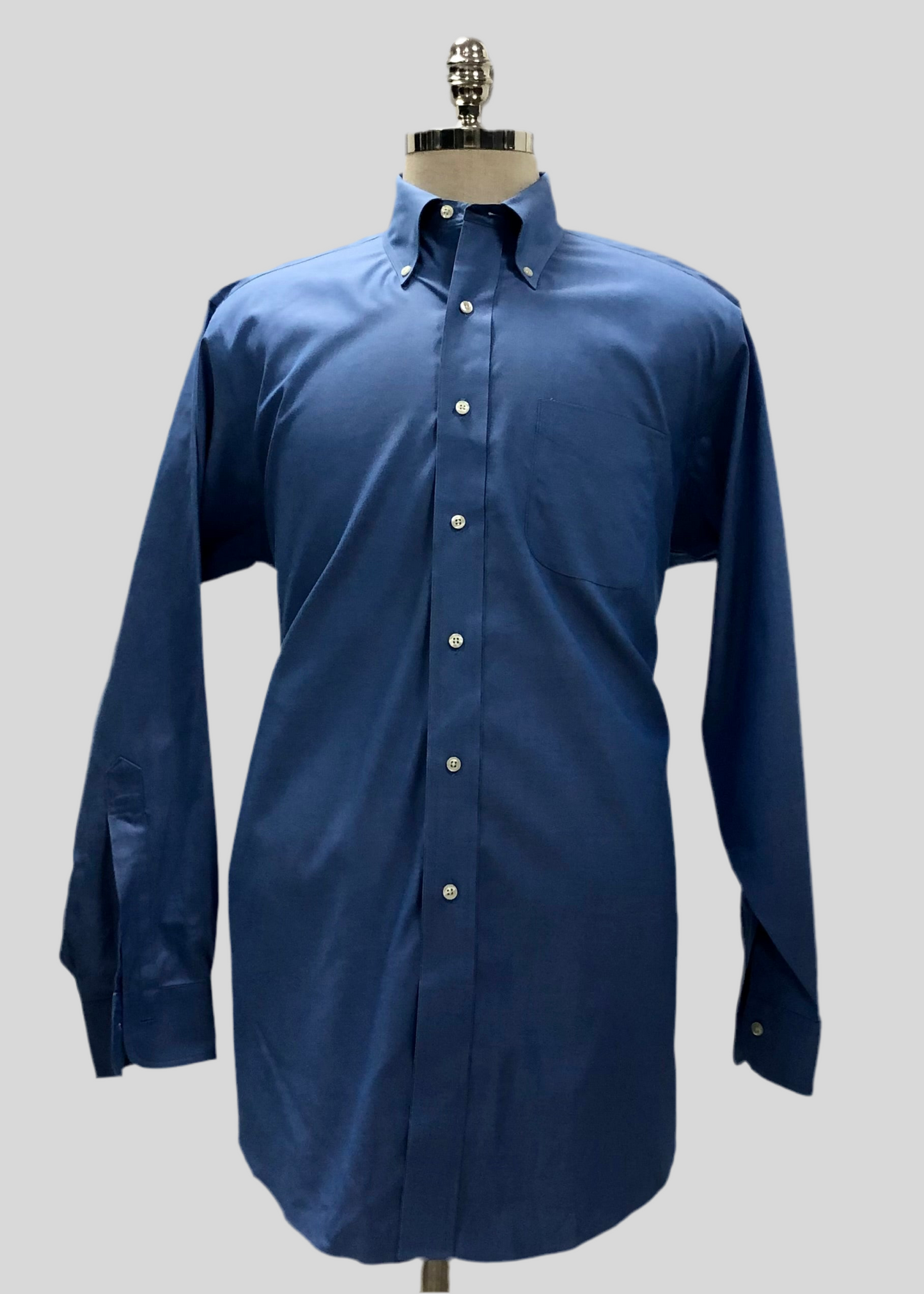Camisa de botones Brooks Brothers 🐑 color azul Talla XL Entalle Regular