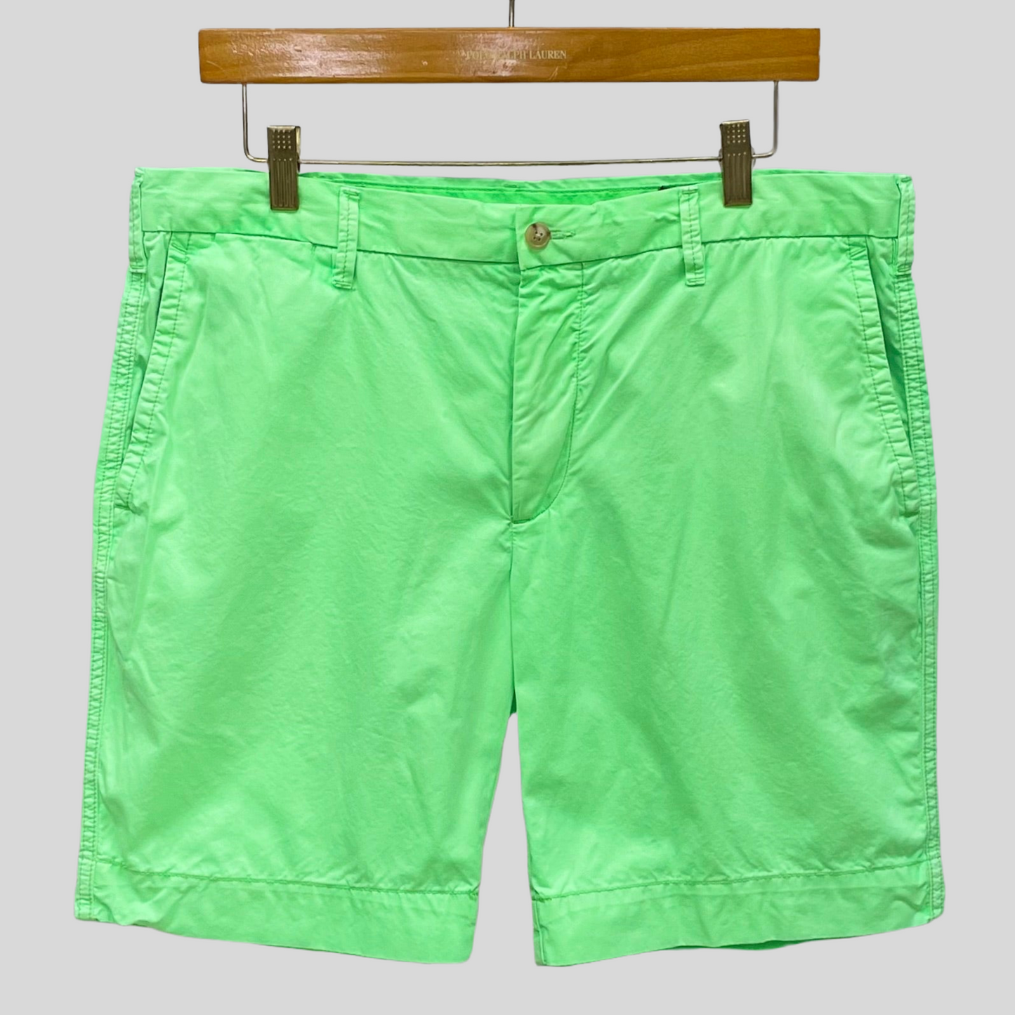 Short Casual Polo Ralph Lauren 🏇 color verde neón talla 34