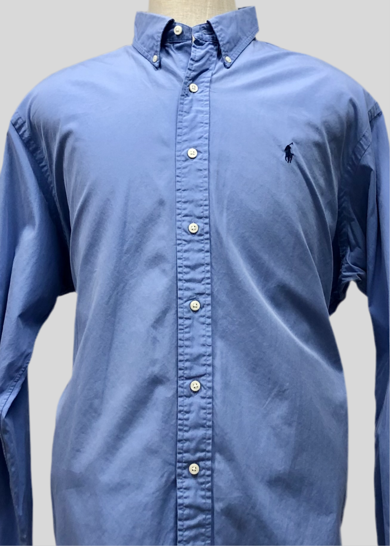 Camisa de botones Polo Ralph Lauren 🏇🏼 color celeste Talla XXL Entalle Clásico
