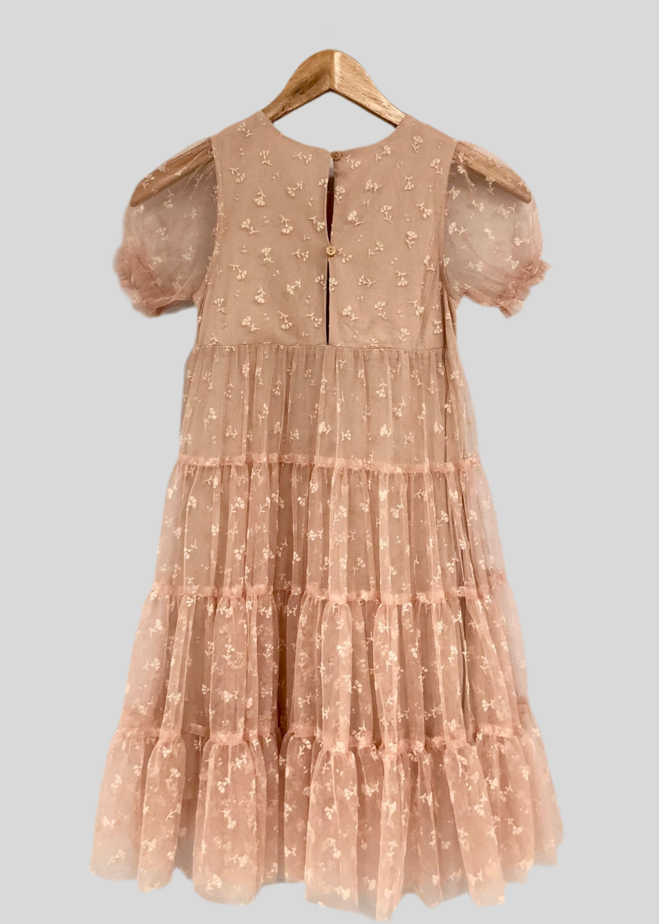 Vestido de niña Europeo Noralee ⭐️ Color rosado claro Talla 6