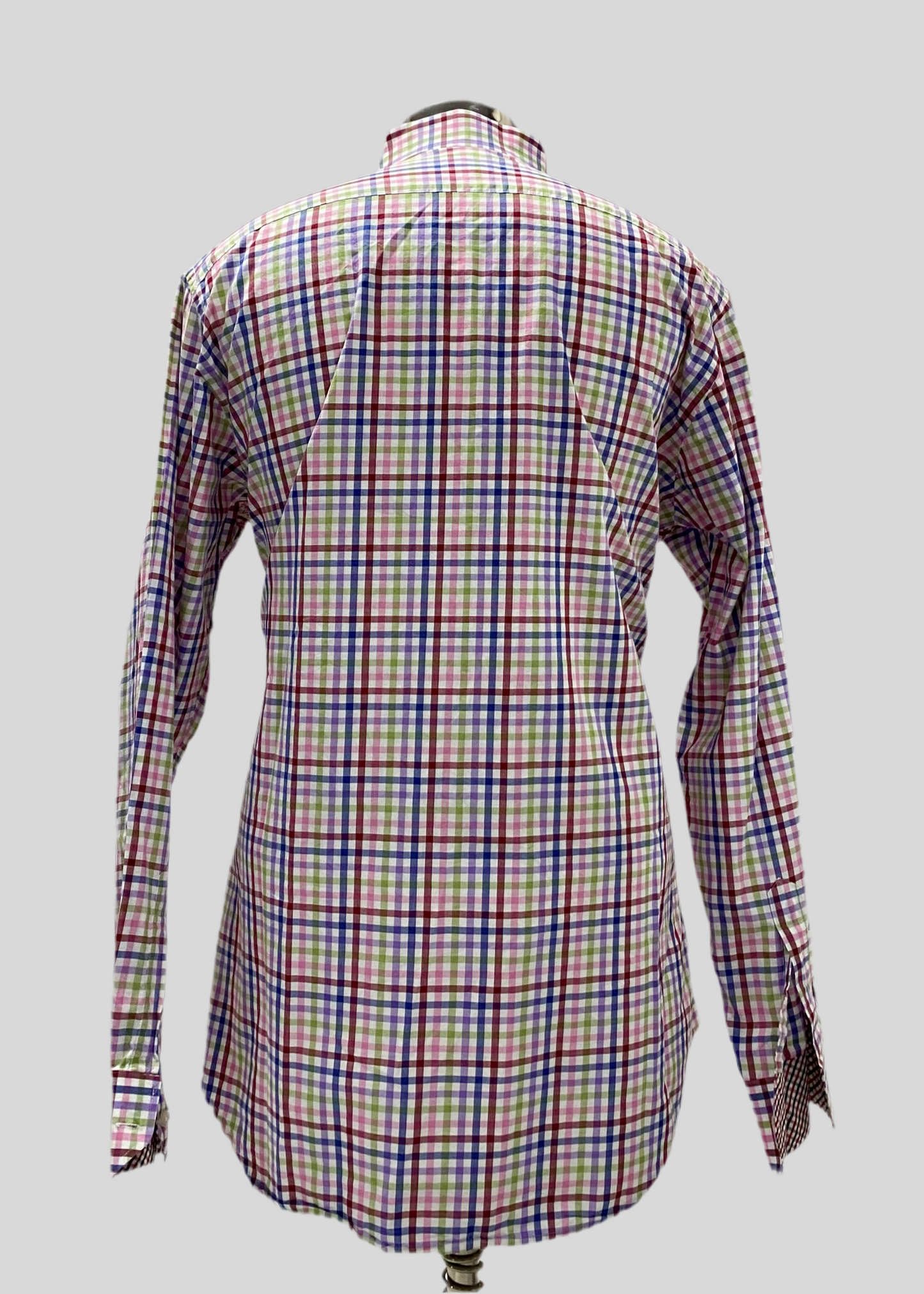 Camisa de botones TailorByrd 🦩 Con patrón de cuadros multicolor Talla XL Entalle Regular