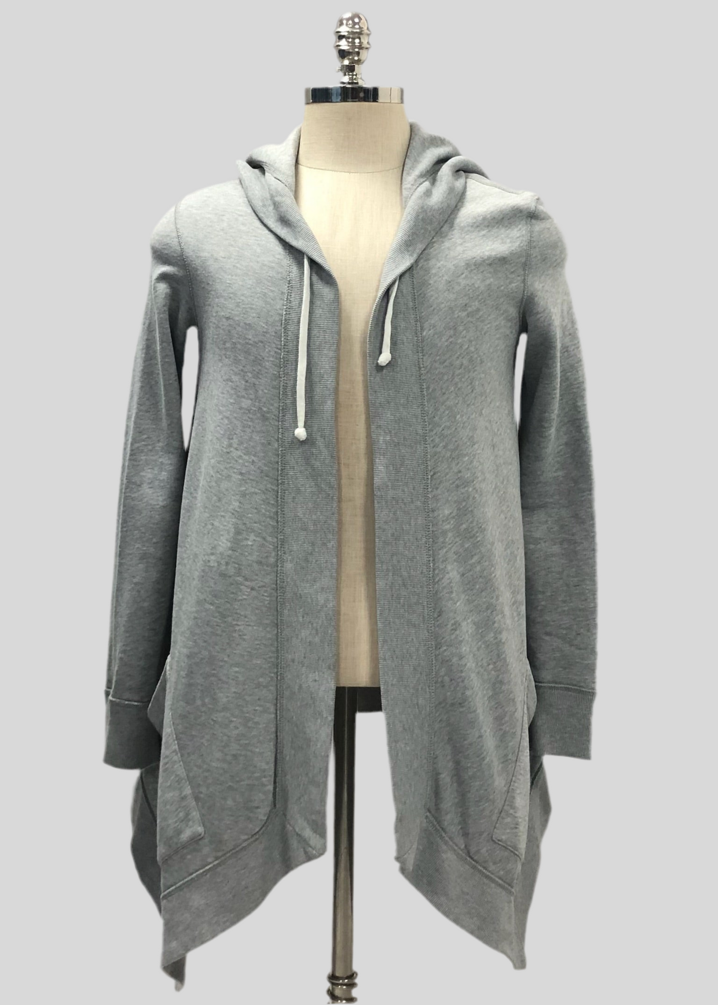 Hoodie abierto Polo Ralph Lauren 🏇🏼 con capucha en color gris Talla S