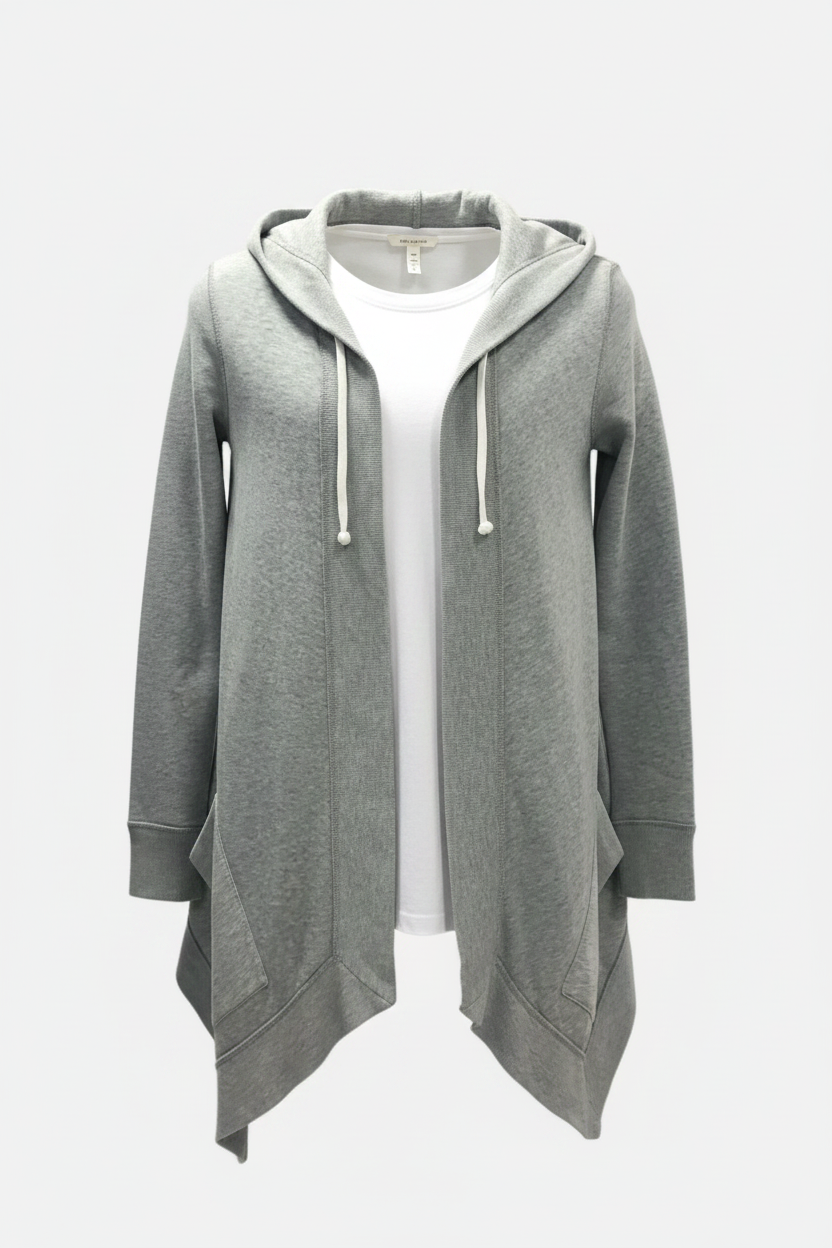 Hoodie abierto Polo Ralph Lauren 🏇🏼 con capucha en color gris Talla S