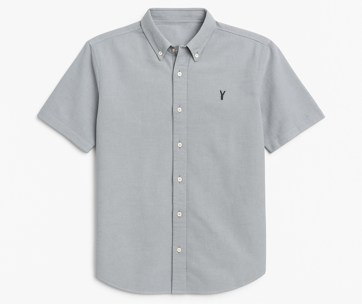 Camisa de botones Allsaints 🦌 color gris Talla M Entalle Regular