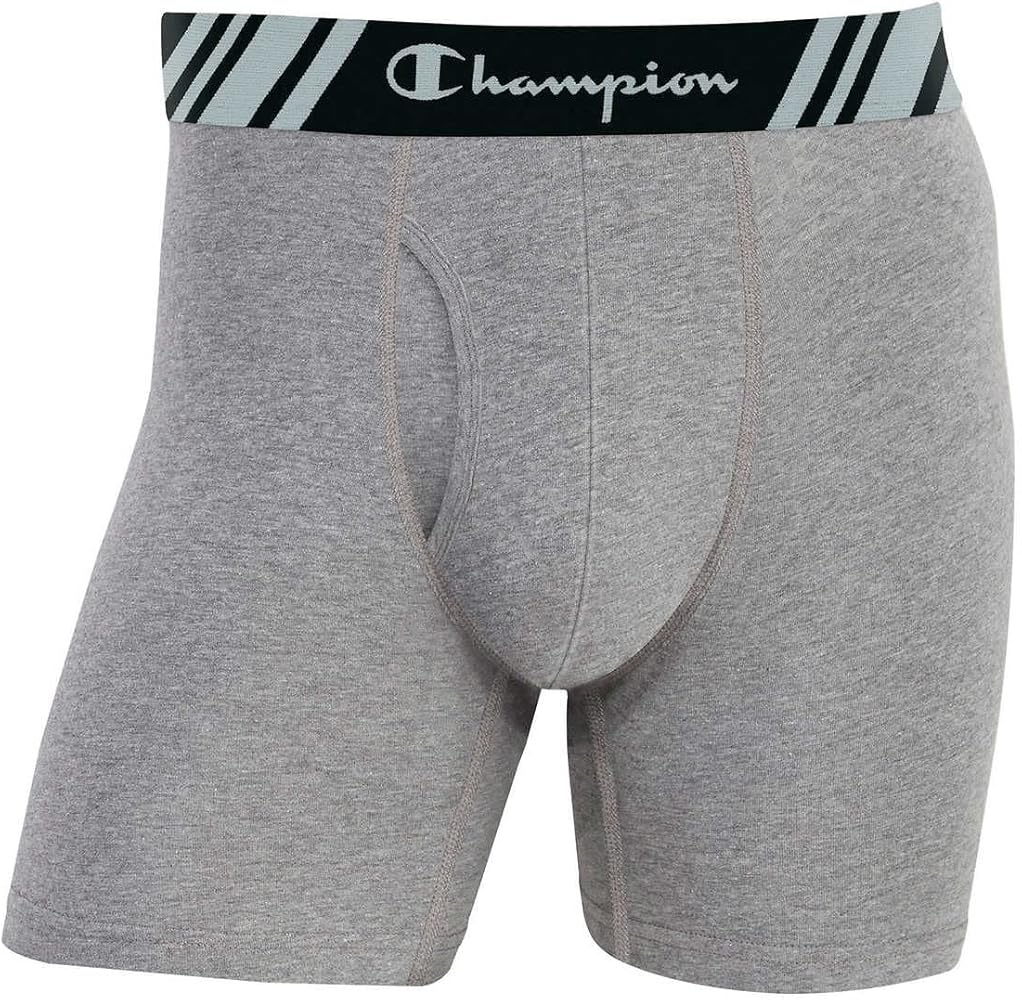 Boxers Briefs Champion Tela de algodón color Gris Talla L