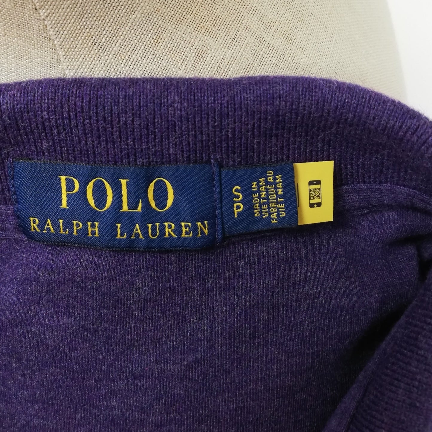 Camiseta Polo Ralph Lauren 🏇🏼color morado Talla S Entalle Regular