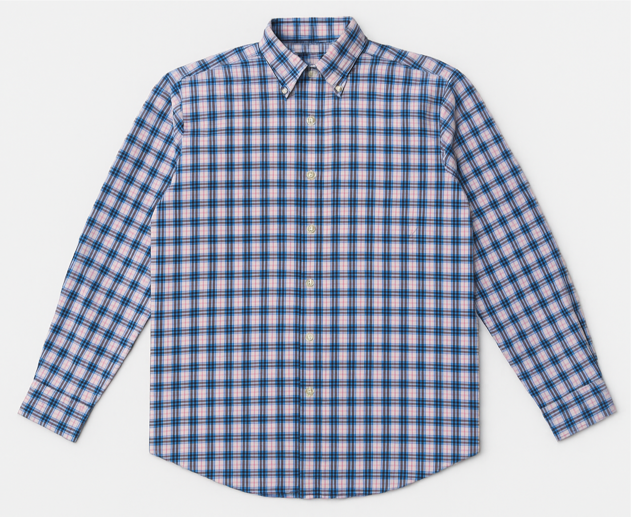 Camisa Vineyard Vines 🐳 Color blanco con de cuadros en color rojo y azul Talla XXL Entalle Regular