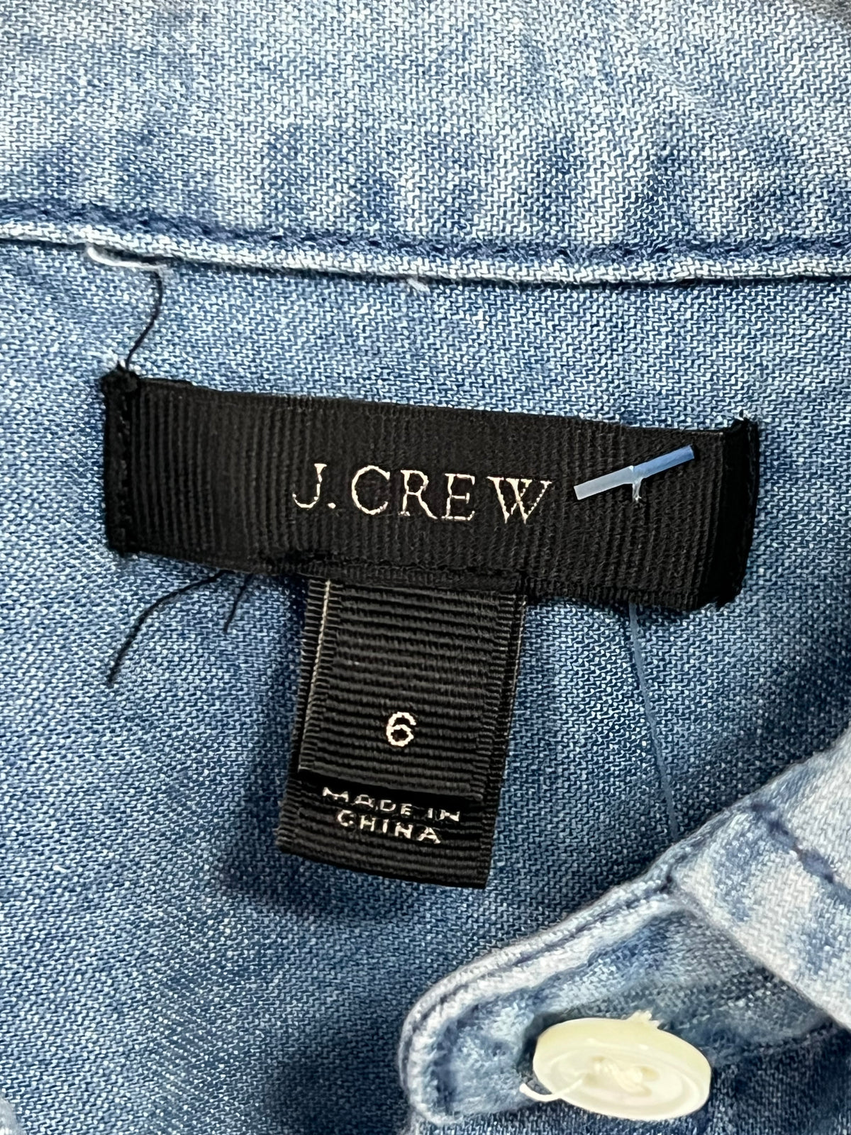 Camisa de mujer J.Crew 🇺🇸 de jeans en color azul Talla M Entalle Regular