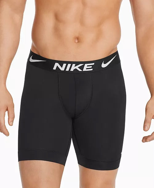 Paquete de 3 Calzoncillos tipo Boxer Nike Essential Micro - Tela dry-fit en color negro Talla S