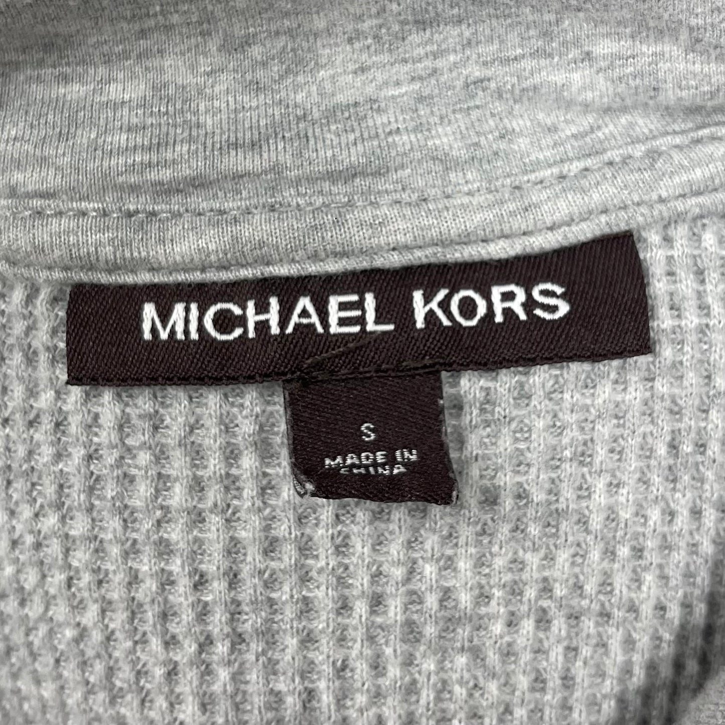 Sueter Jersey con capucha Michael Kors color gris claro Talla S