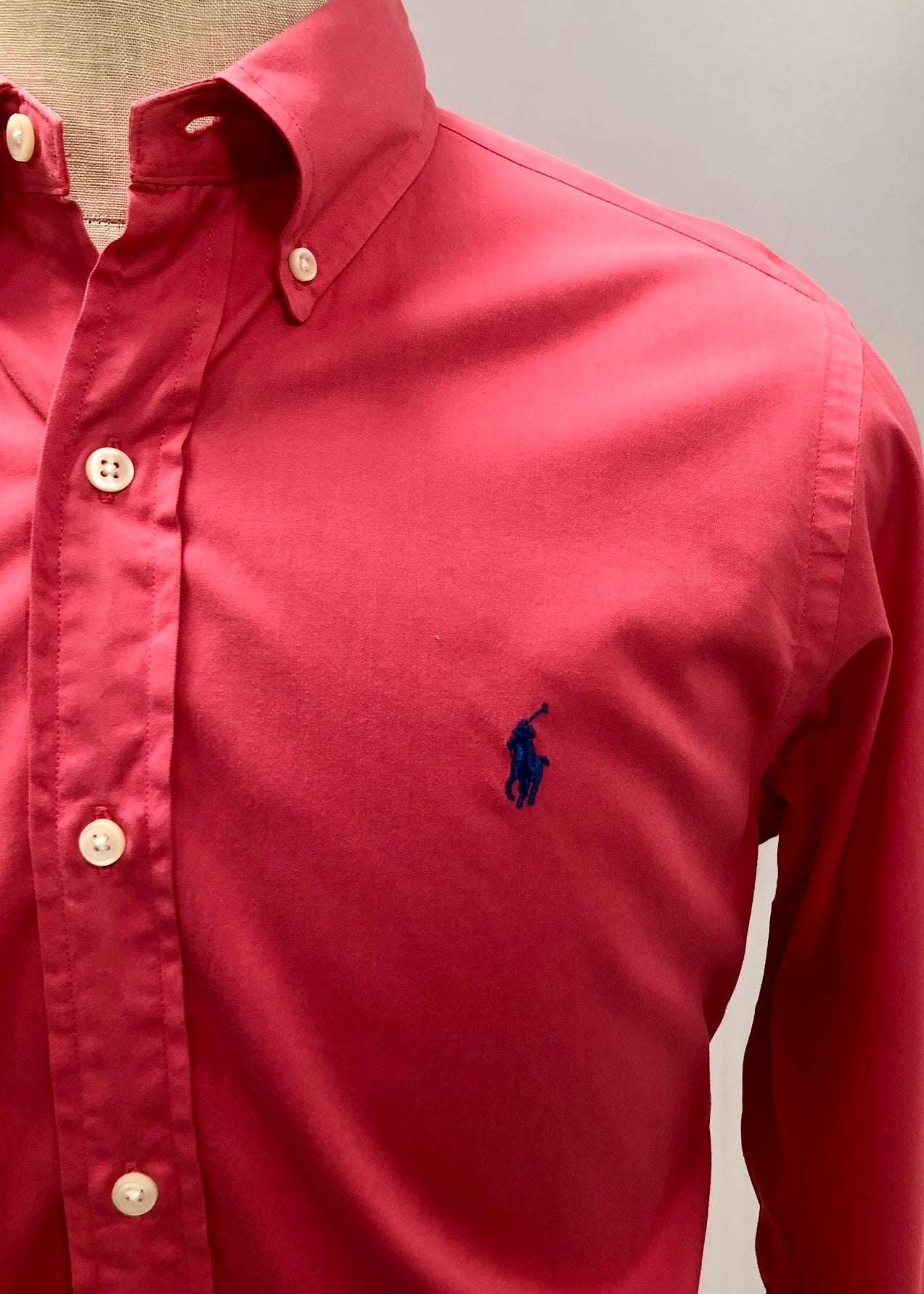 Camisa de botones Polo Ralph Lauren 🏇🏼 en color rojo Talla M Entalle Regular