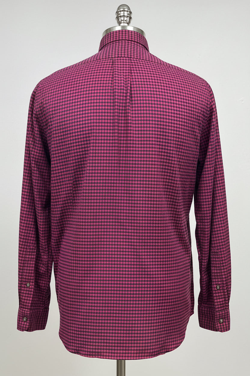 Camisa de botones Polo Ralph Lauren 🏇🏼 de cuadros gingham rojo y negro Talla M Entalle Regular