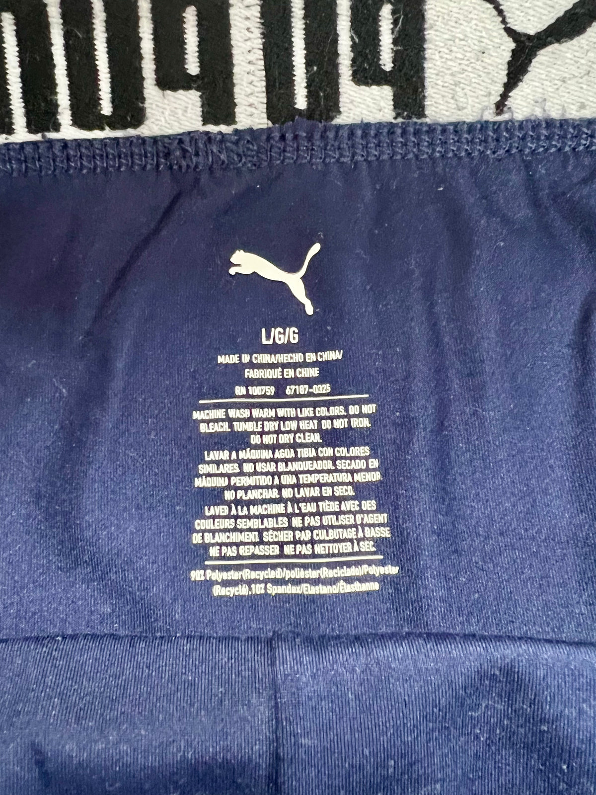 Boxers Briefs Puma 🐆 Tela con spandex color azul oscuro Talla L
