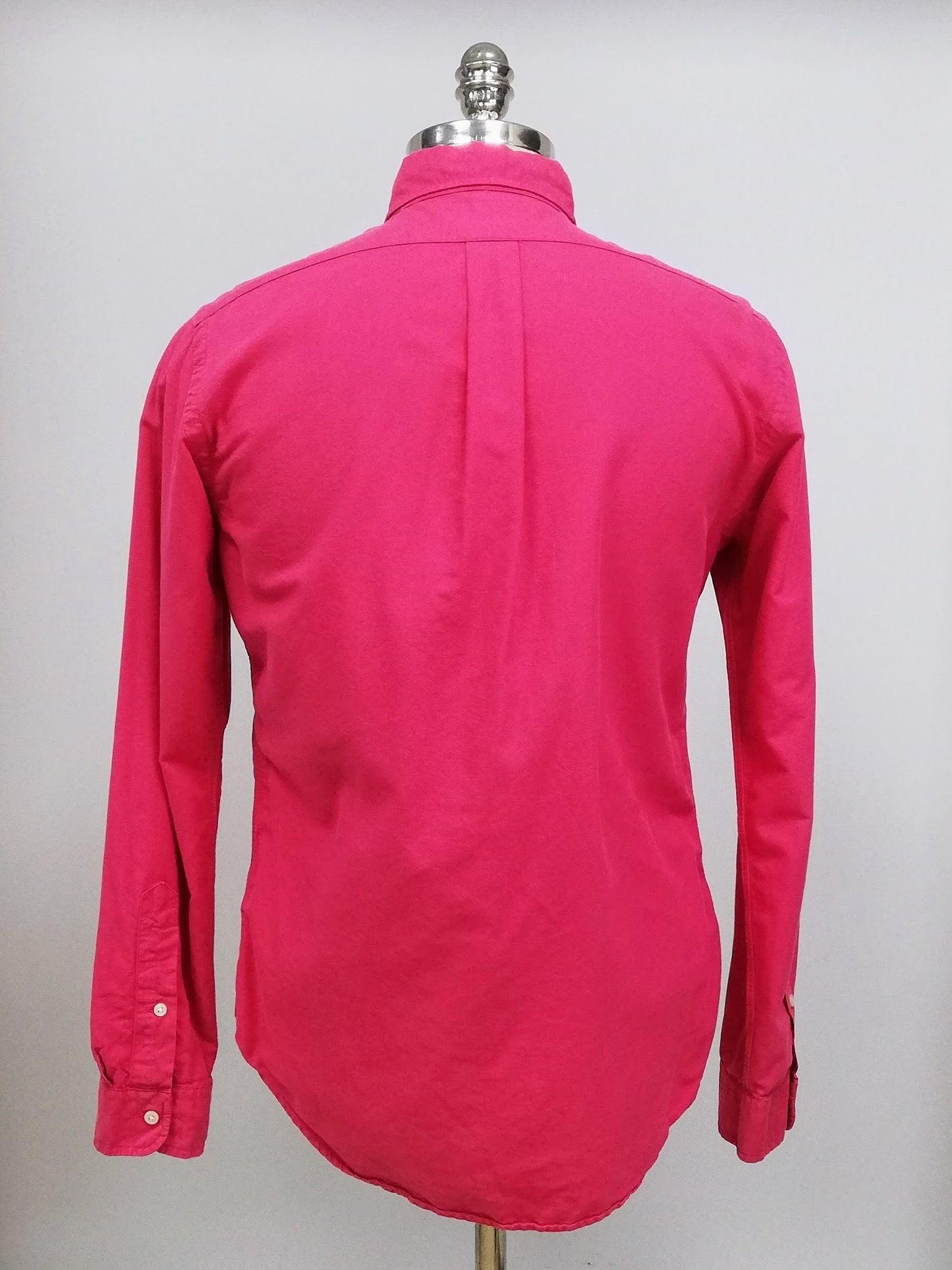 Camisa de botones Polo Ralph Lauren 🏇🏼 color rosado magenta Talla S Entalle Regular (ver descripción)