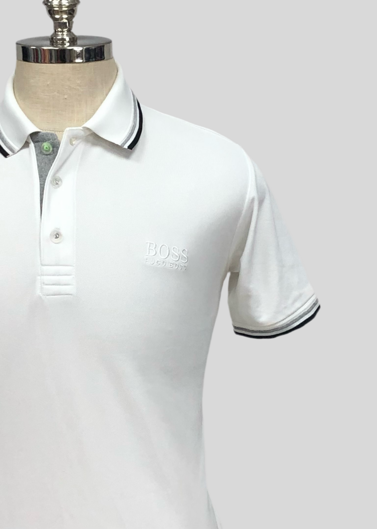 Camiseta Polo Hugo Boss color blanco Talla M Entalle Regular