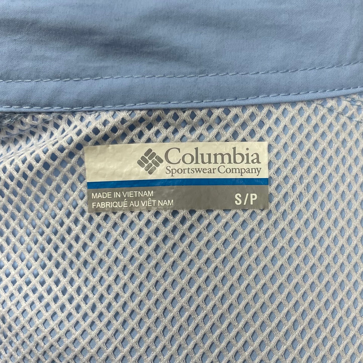 Camisa Columbia 🔹color celeste con Omni Shade Manga corta Talla S