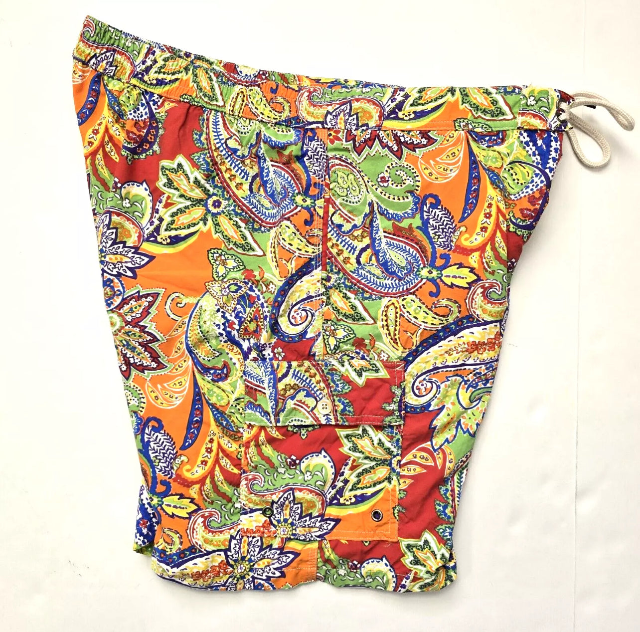 Short de baño Polo Ralph Lauren 🏇🏼 multicolor con diseño paisley talla L