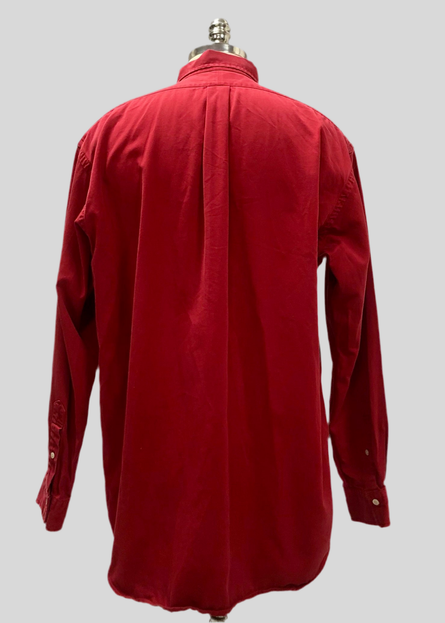 Camisa de botones Polo Ralph Lauren 🏇🏼 en color rojo Talla L Entalle Regular