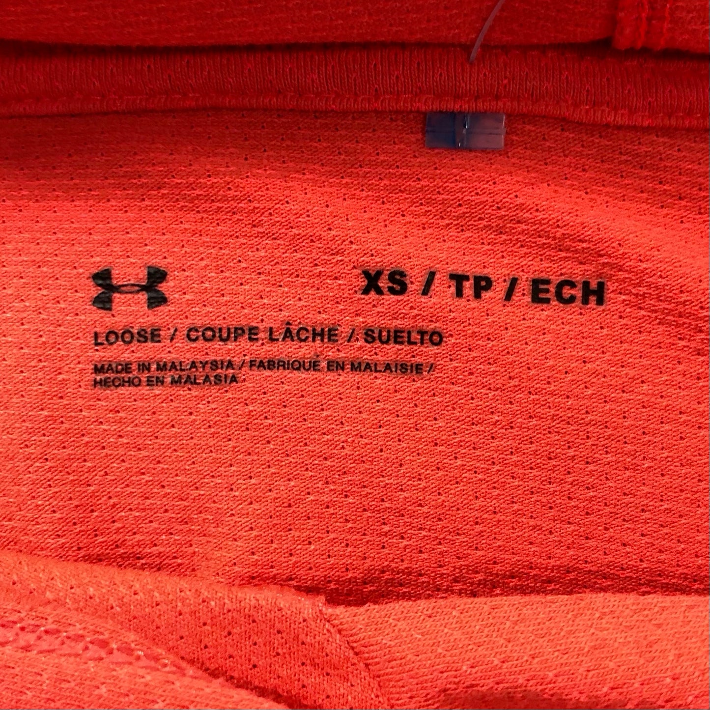 Sudadera Hoodie de mujer Under Armour 🏋🏽 color naranja neon Talla XS