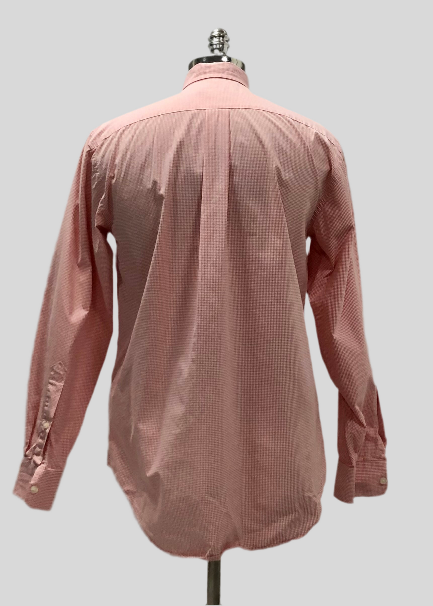Camisa de botones Vineyard Vines 🐳 de cuadros finos en color rosado y blanco Talla M Entalle Regular