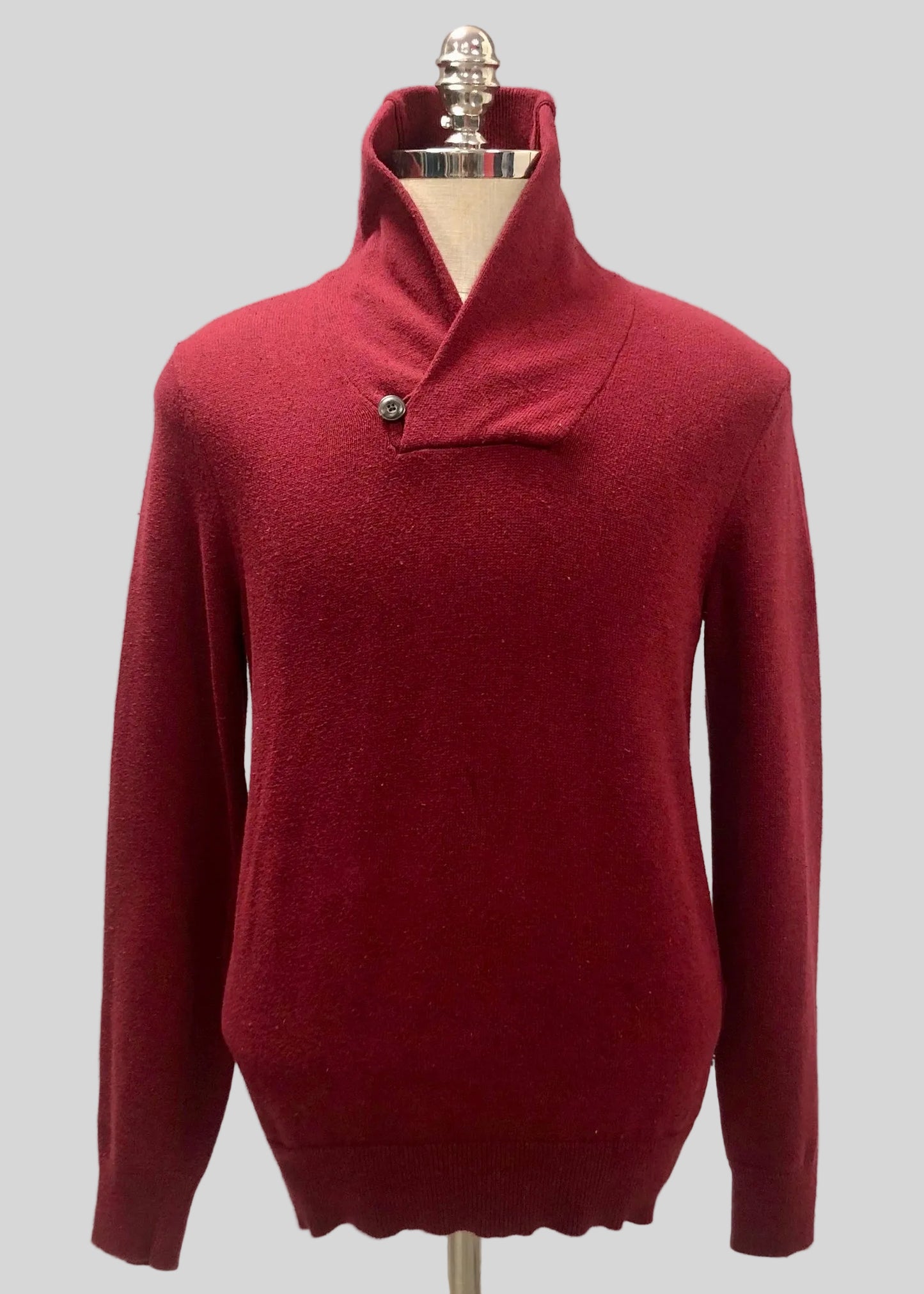 Sueter Jersey con botones Nautica ⚓️ color rojo oscuro con logoTalla S