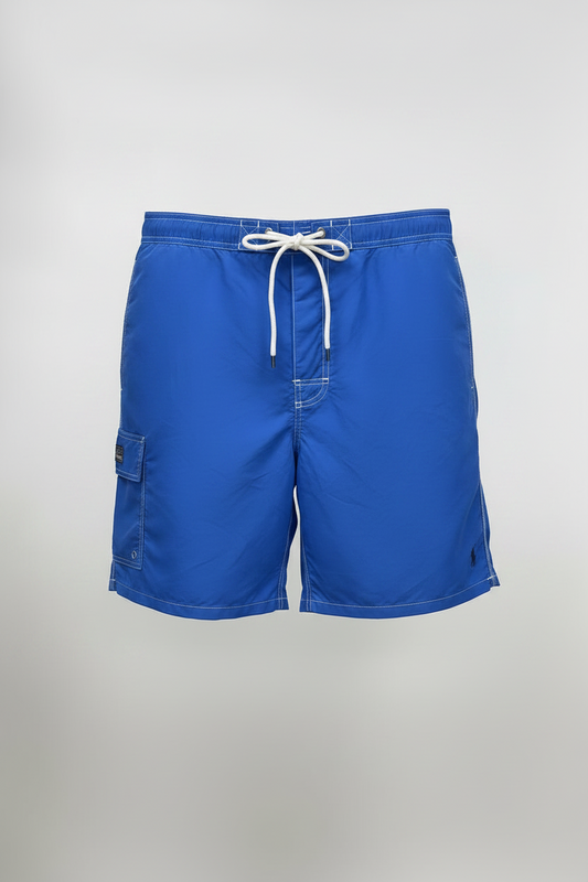 Short de baño Polo Ralph Lauren 🏇🏼 color azul con logo en azul navy talla S