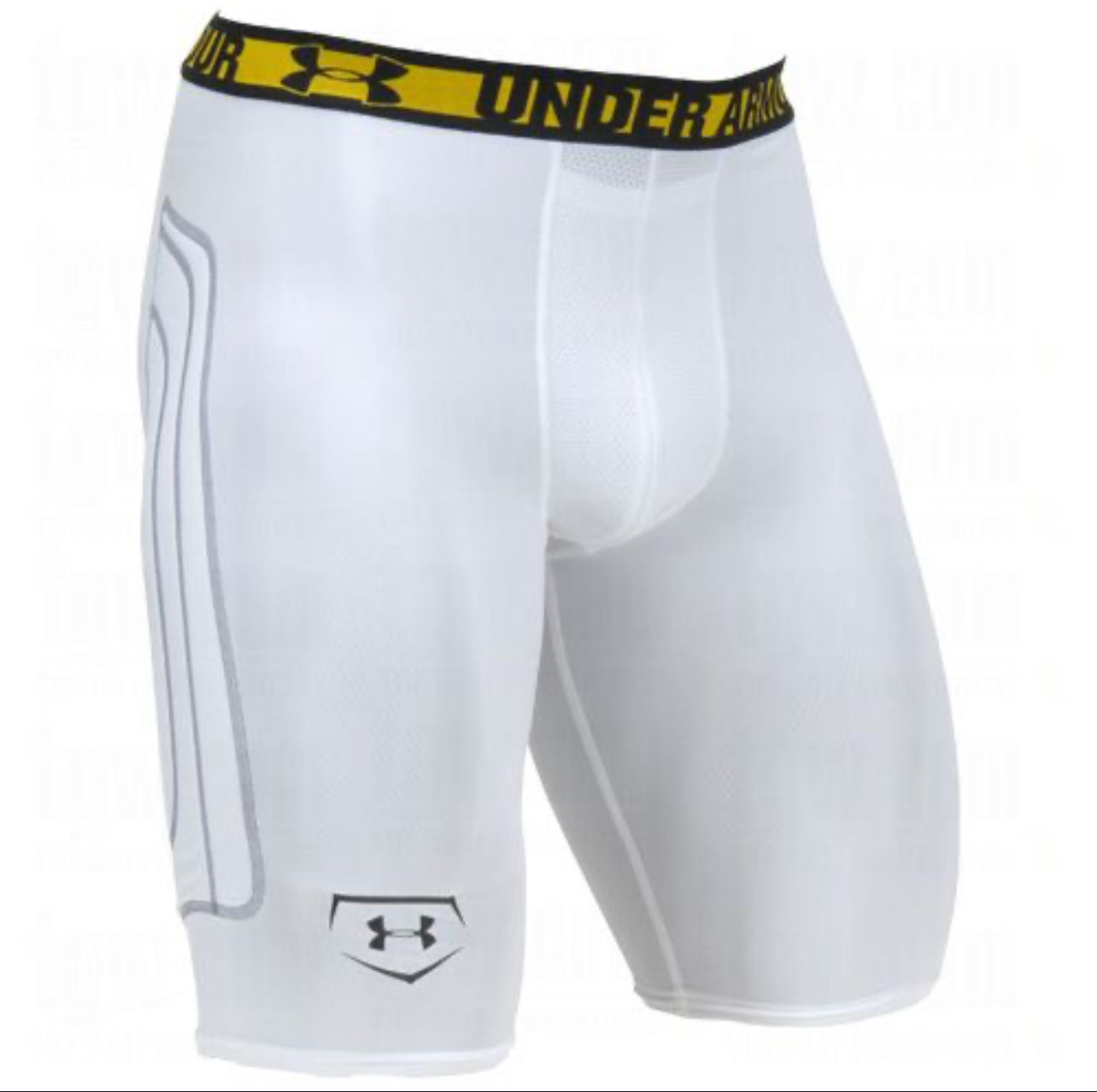 Short Deportivo de compresión Under Armour 🏋🏼‍♂️ Baselayer Tela performance Color blanco talla S