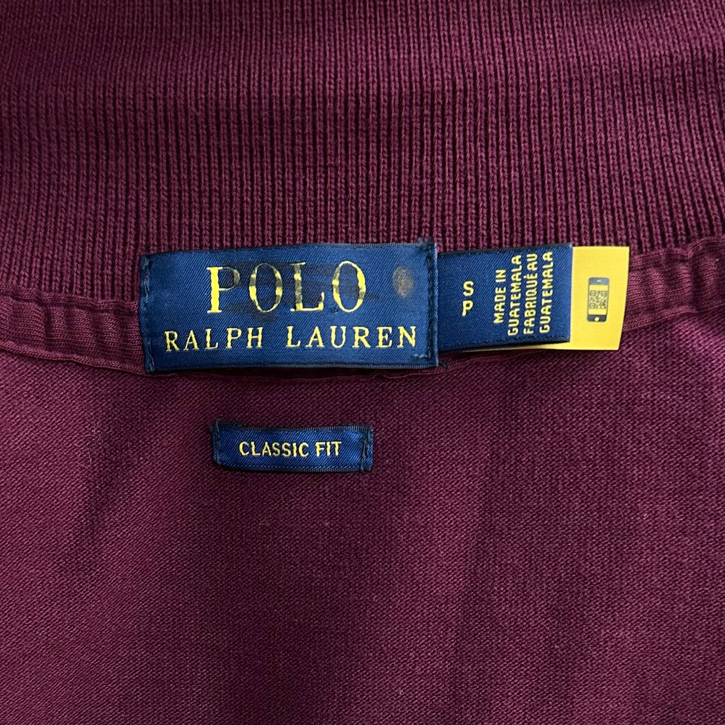 Camiseta Polo Ralph Lauren 🏇🏼 color rojo oscuro Talla M y XL Entalle Clásico