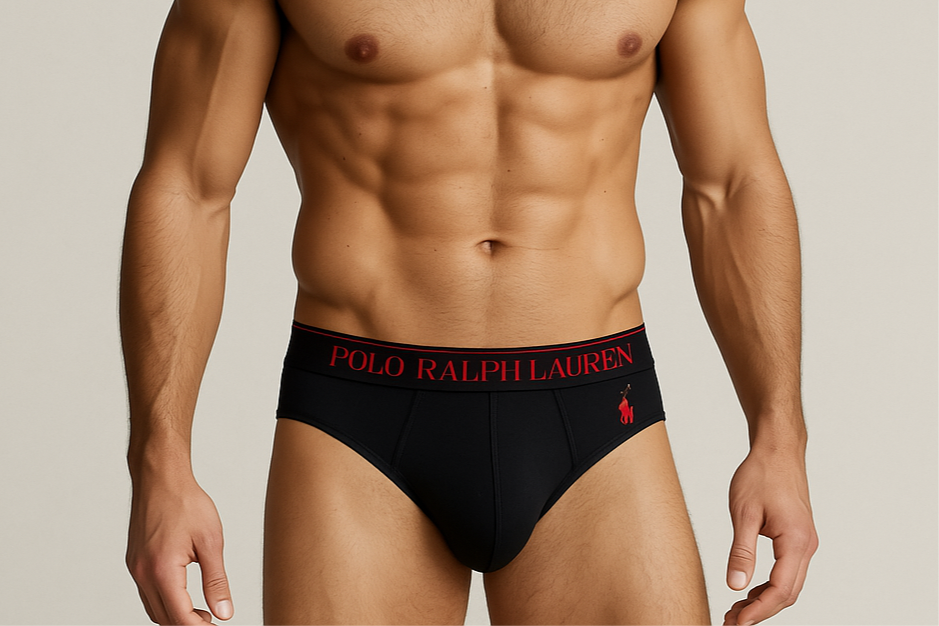 Calzoncillos Polo Ralph Lauren 🏇🏼 en color negro y logo en rojo Talla L