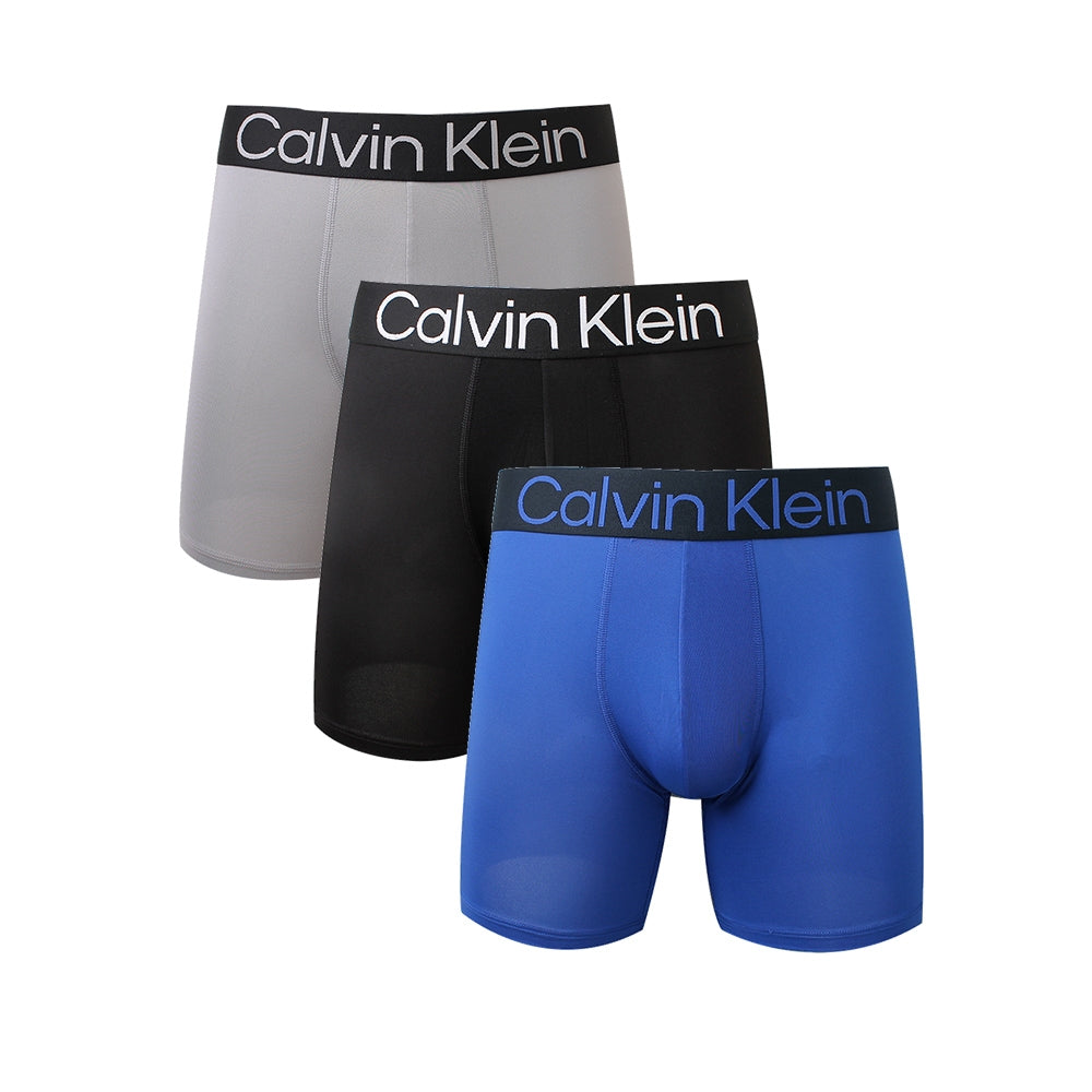 Paquete de 3 Calzoncillos tipo Boxer Calvin Klein de Microfibra - Cooling Technology en Talla S