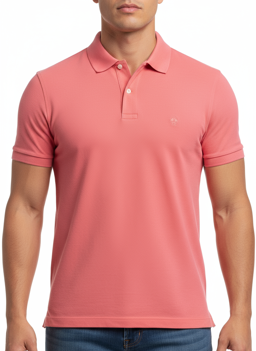 Camiseta Polo Brooks Brothers 🐑 color rosado magenta Talla M Entalle Regular