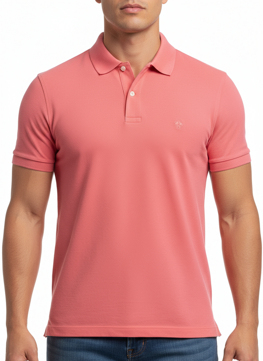 Camiseta Polo Brooks Brothers 🐑 color rosado magenta Talla M Entalle Regular