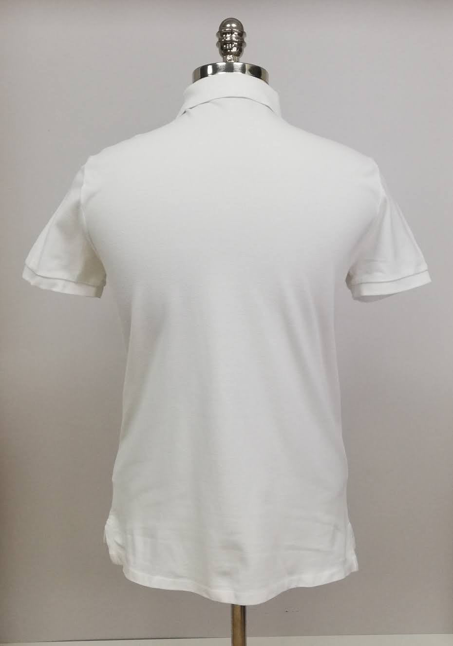 Camiseta Polo Ralph Lauren 🏇🏼color blanco con logo big pony Talla M Entalle Custom Slim Fit