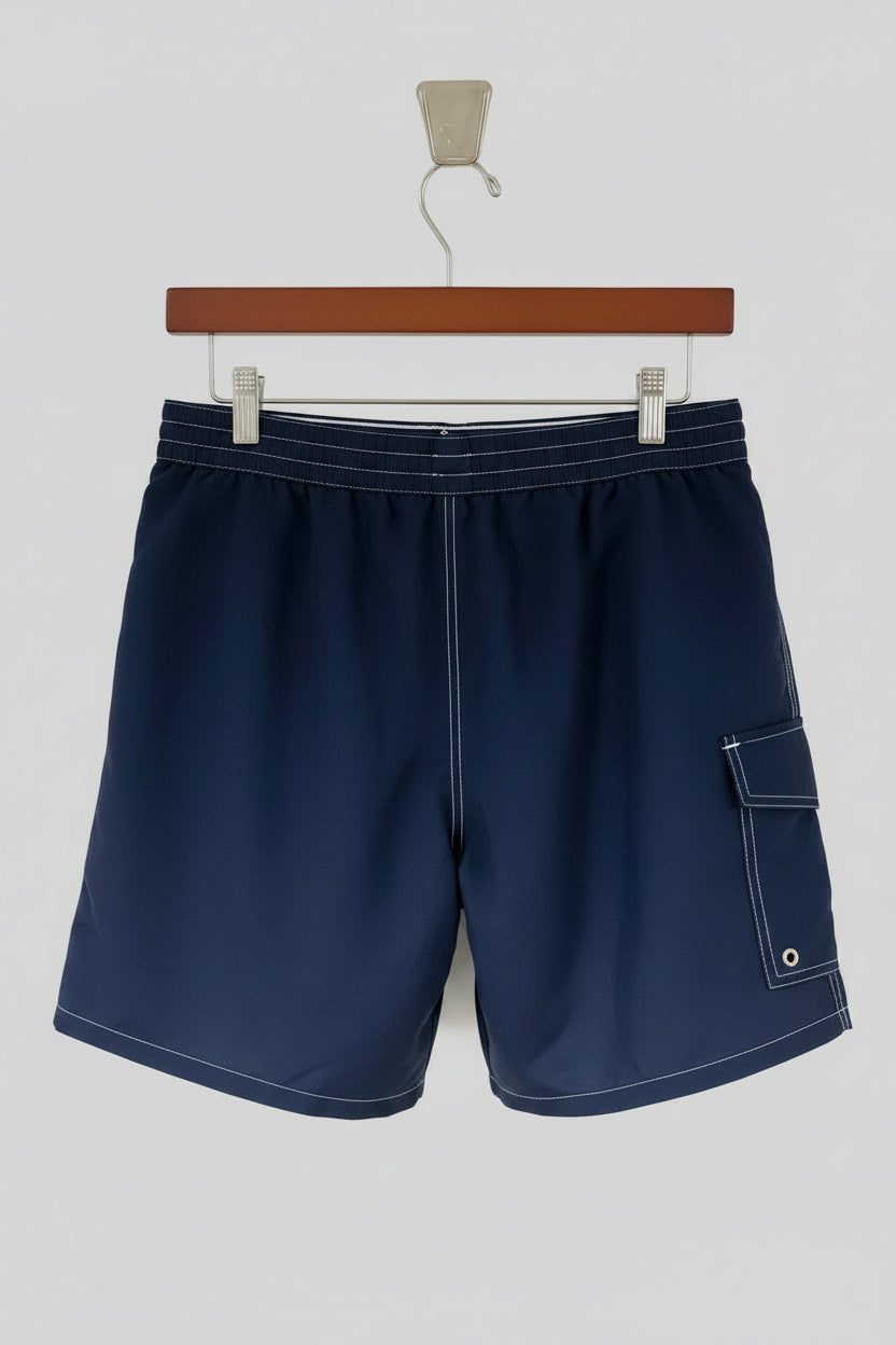 Short de baño Polo Ralph Lauren 🏇🏼 color azul navy con logo en rojo talla S