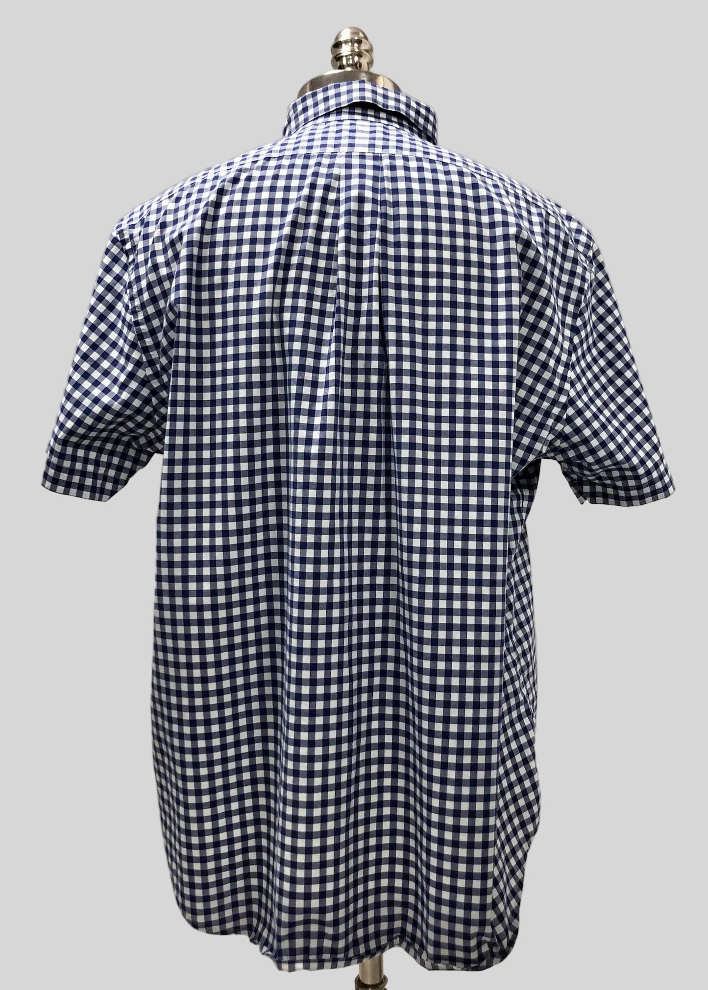 Camisa Polo Ralph Lauren 🏇🏼 de cuadros en azul y blanco Talla XL Entalle Clásico