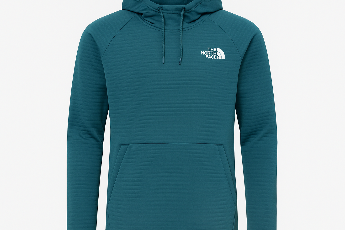 Sudadera Hoodie The North Face ⛰️ color verde esmeralda y logo blanco Talla S