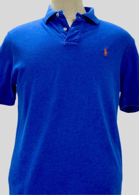 Camiseta Polo Ralph Lauren 🏇🏼 color azul Talla L Entalle Clásico