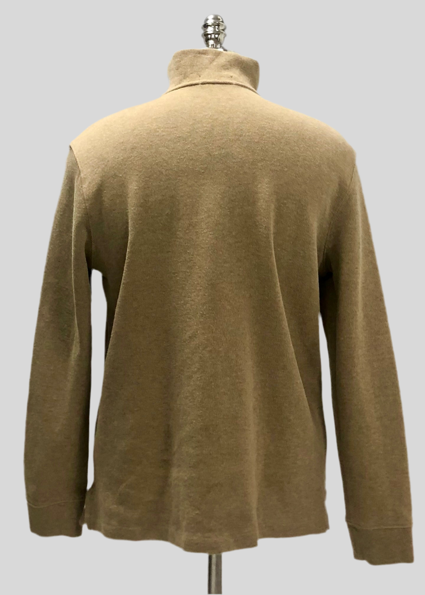 Sueter Jersey Polo Ralph Lauren 🏇🏼 color beige con logo en rojo oscuro Talla L