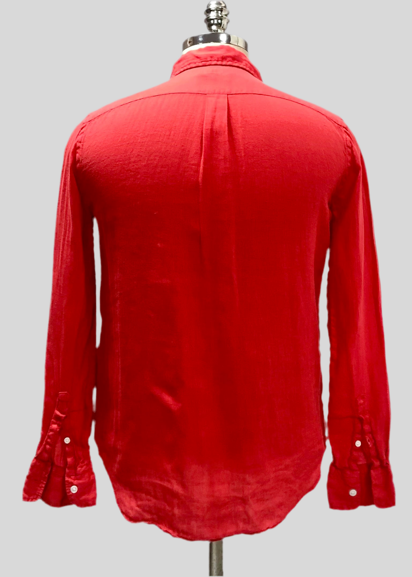 Camisa de botones Polo Ralph Lauren 🏇🏼 De Lino en color rojo Talla S Entalle Regular