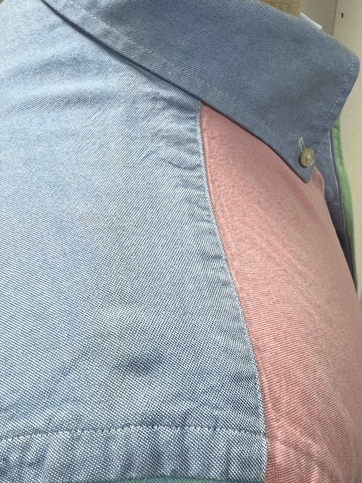Camisa de botones Vineyard Vines 🐳 Oxford con franjas multicolor Talla M Entalle Slim Fit (ver descripción)