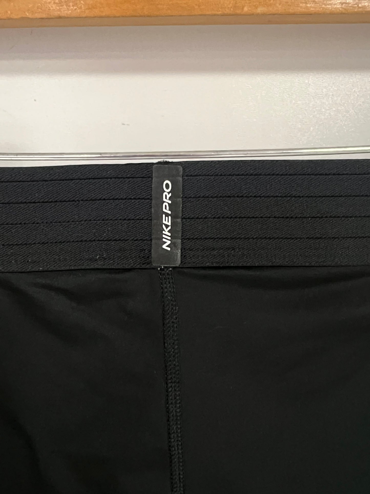 Malla de entrenamiento licra Nike ✔️ Pro Dri-FIT de 3/4 de largo para hombre en Color negro cintura negro Talla S