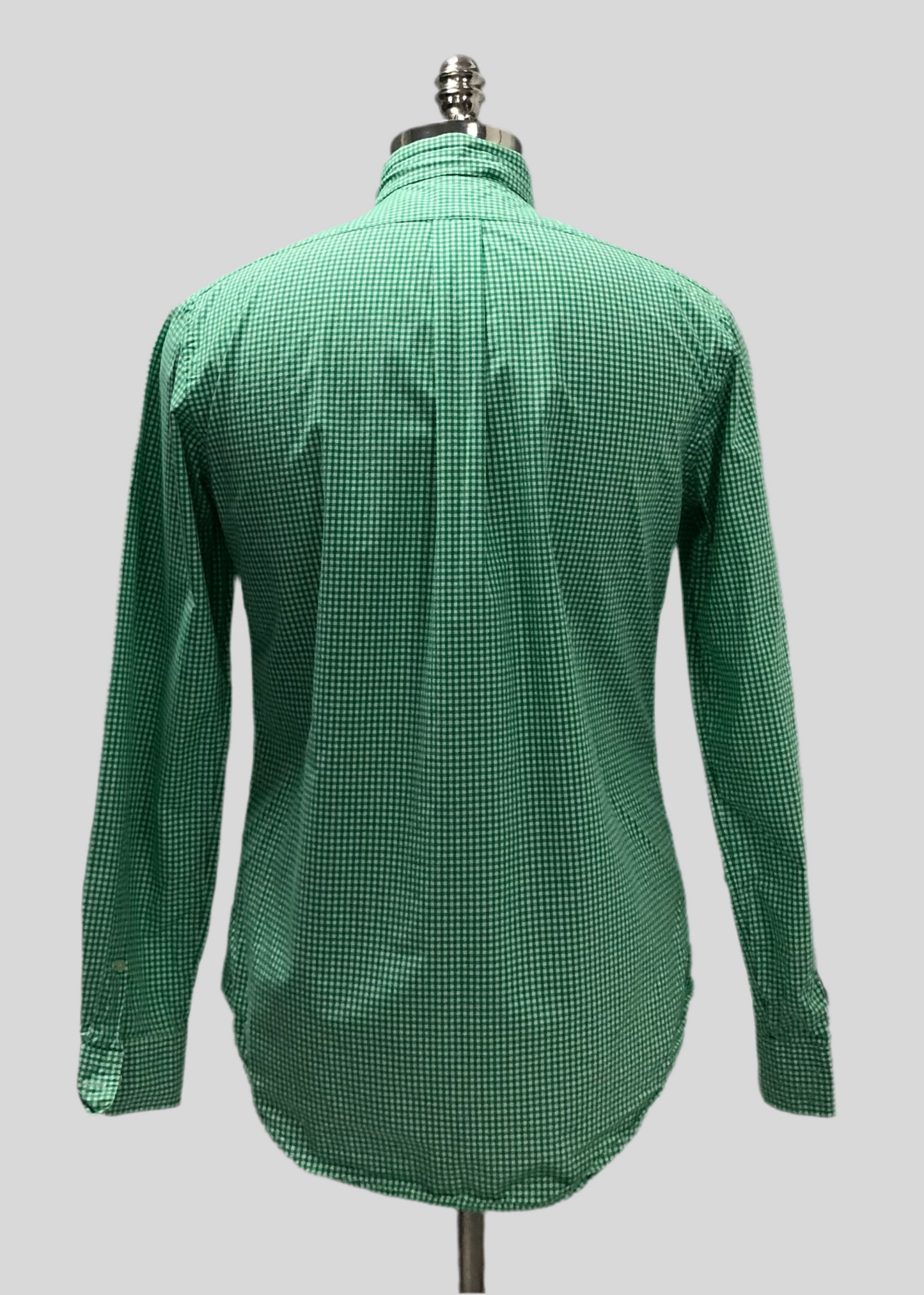 Camisa de botones Polo Ralph Lauren 🏇🏼 de cuadros gingham color verde y blanco Talla S Entalle Regular