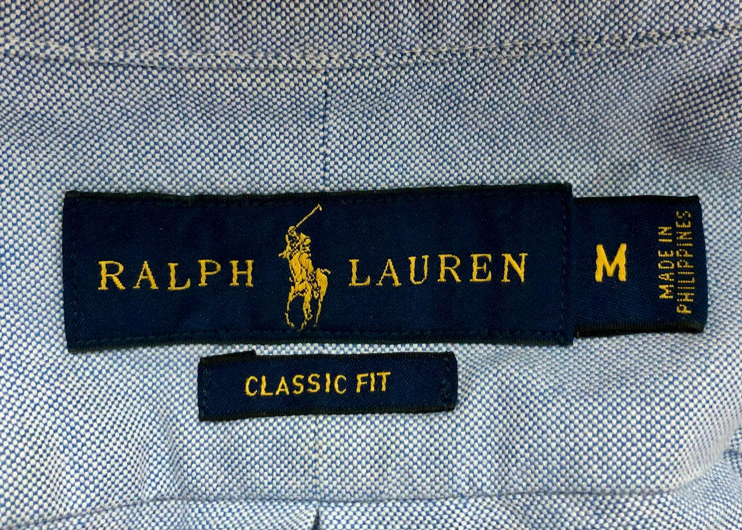 Camisa de botones Polo Ralph Lauren 🏇🏼 Oxford Edición Especial US Open en color celeste Talla M Entalle Clásico