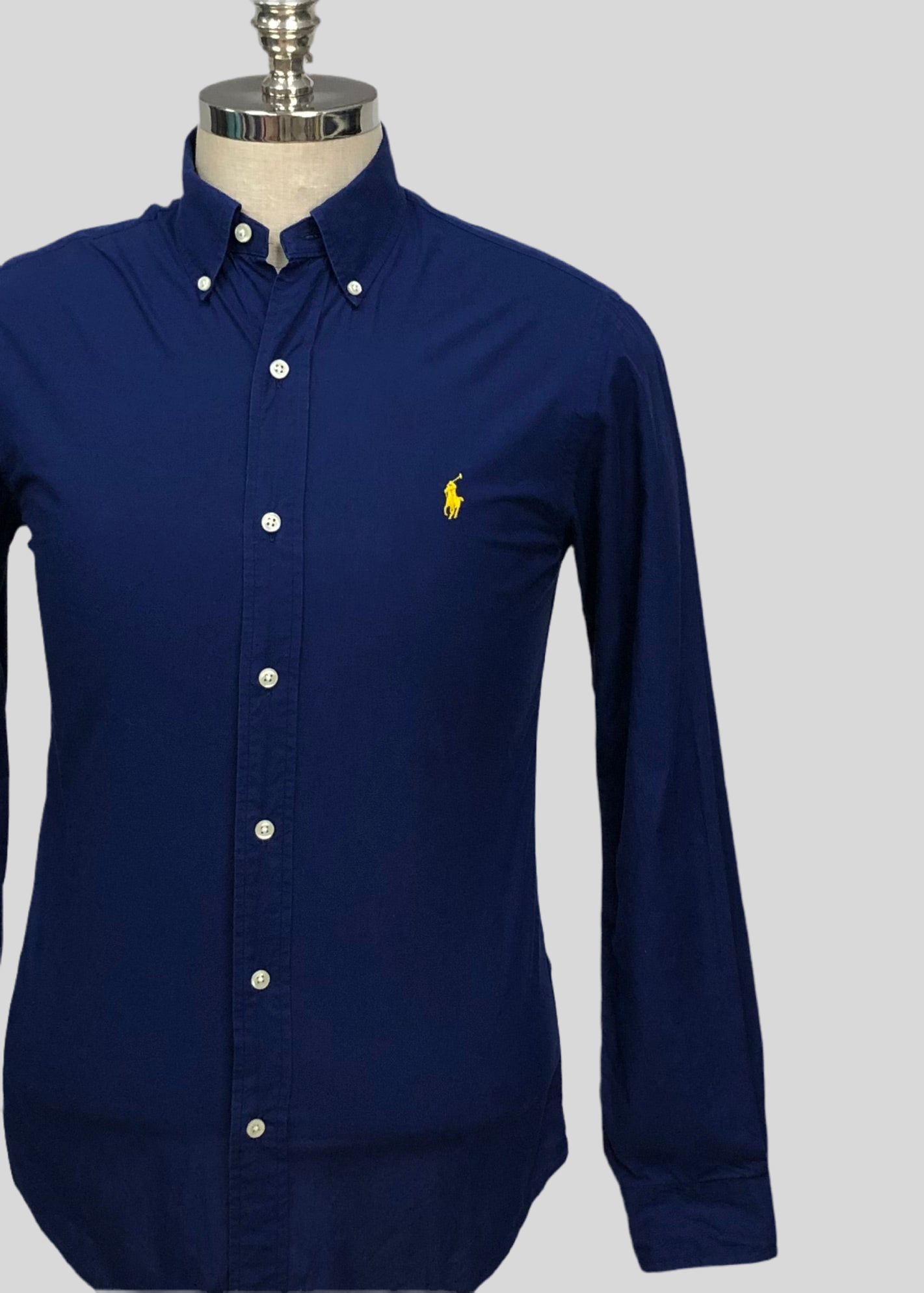 Camisa de botones Polo Ralph Lauren 🏇🏼 en color azul navy Talla S Entalle Slim Fit