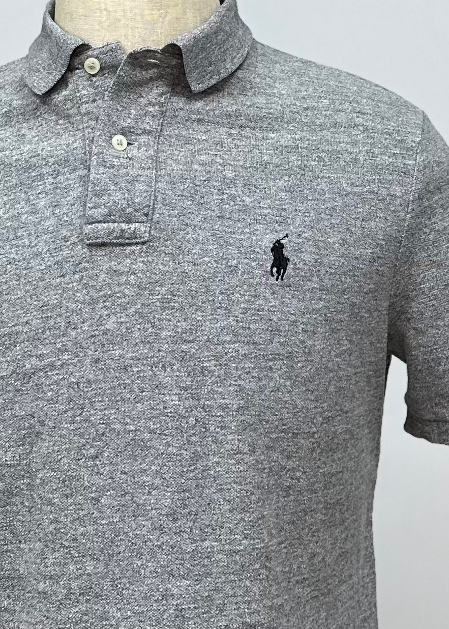 Camiseta Polo Ralph Lauren 🏇🏼color gris oscuro Talla M Entalle Clásico